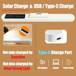 lampe led moderne rechargeable usb blanc opacité adhésive interrupteur tactile 30cm