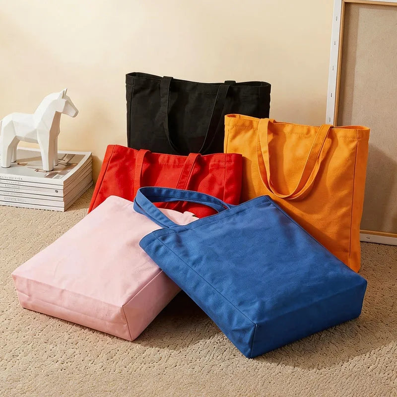 sac main rouge orange bleu rose beige motif uni moderne sans fermeture éclairversible personnalisable