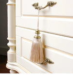 pompon doré beige classique 21cm tissé opaques décoration textile maison