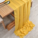 chemin table vert clair moderne uni opaque 30x300cm ruban blanc decoration anniversaire mariage noel