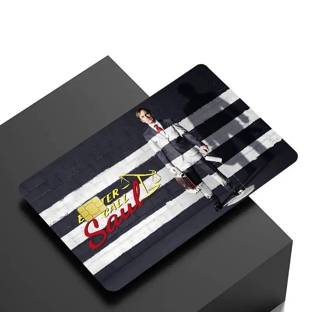 autocollants cartes bancaires credit multicolore dessin anime waterproof réutilisable festive decoration magnetic