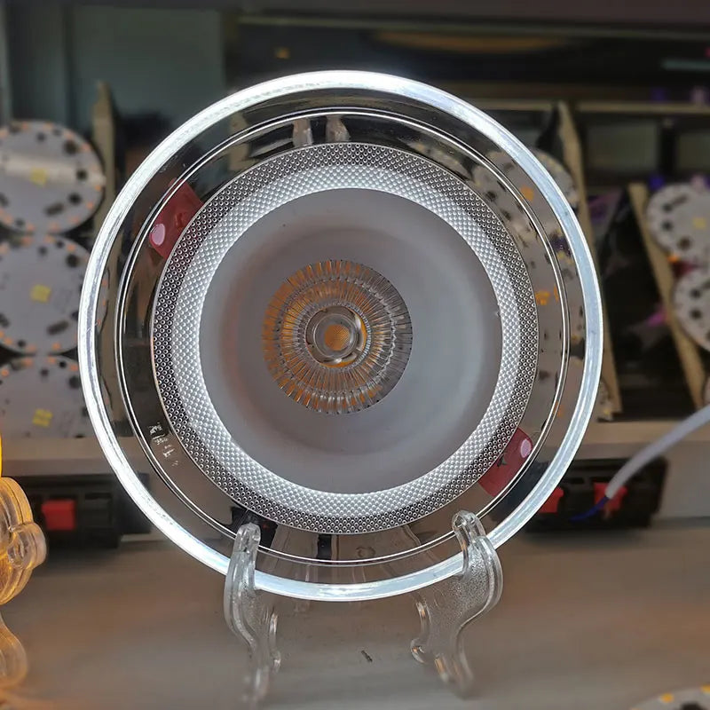 Spot LED moderne 9W 7W blanc violet grille aluminium clips câbles fixations domestiques ambreRGB
