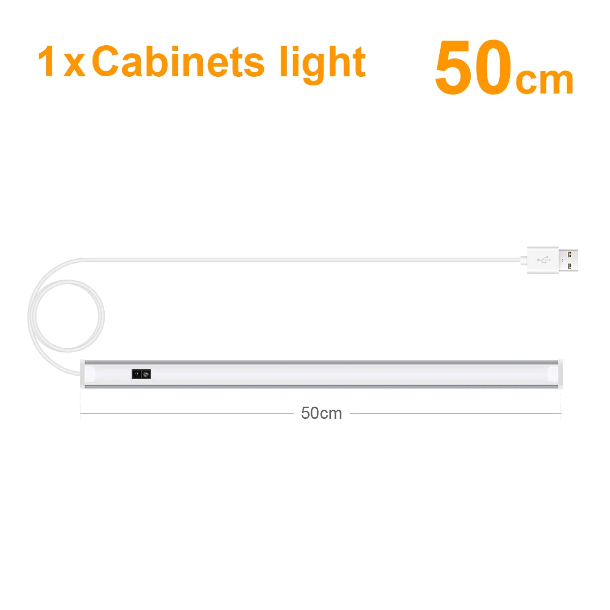 lampe led tactile blanche moderne adhésif sensor sans contact 5v 5w aluminium