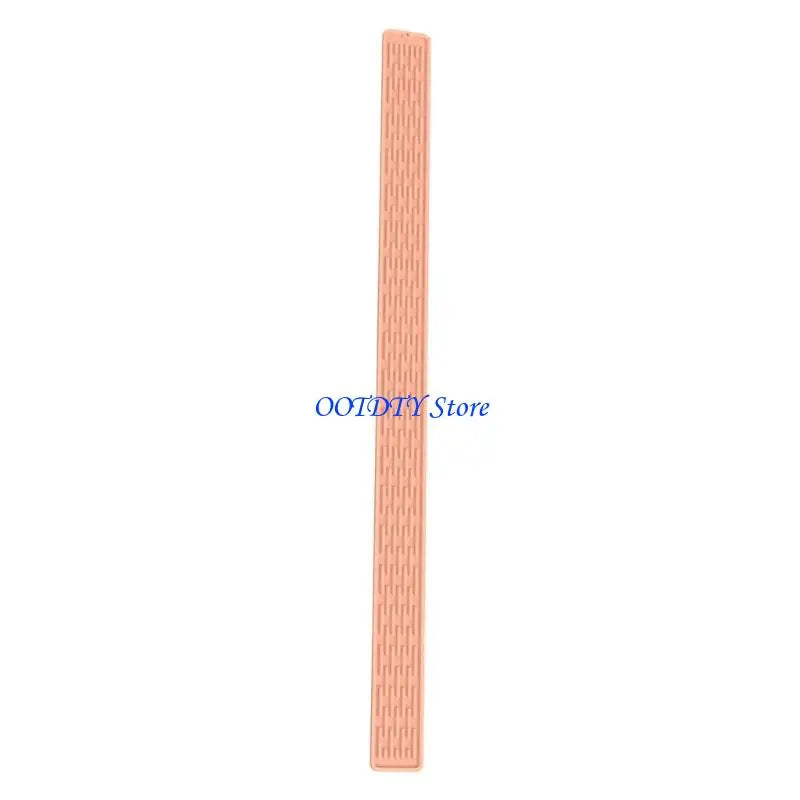 ruban caoutchouc noir gris rose clair vert clair rayures fines moderne anti dérapant cuisine