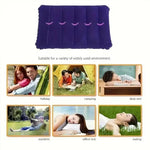 coussin gonflable portable cou coloré fibre pvc moderne imperméable extérieur camping voyage