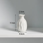 vases décoratifs modernes couleurs blanc rose vert bleu violet rond lissesintérieur maison