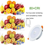 lampe led downlight blanc moderne clips 120° sensor 6m 30 50s 5w 7w 9w