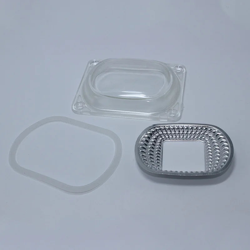 cache lentille transparent argenté moderne adhésif projecteur spot 20w 30w 50wextérieur led inondation ac110v