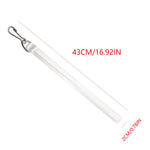 tige télescopique transparente moderne clips métalliques rideau polonais ouverture stores organisation domestique professionnel maison