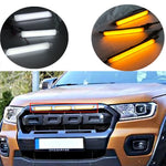 éclairage led blanc orange moderne 2400 lumens 15w câbles électriques feux jour antibrouillard