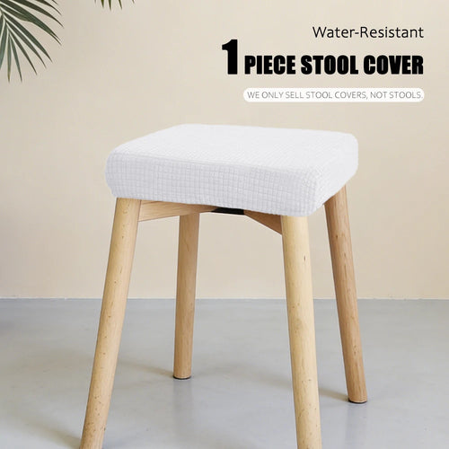 housse chaise moderne tissu carreaux gris élastique protection siège banquet mariage