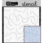 tampons pochoirs géométriques lettrage stylisé scrapbooking artisanal moderne lettres motifs décors adhésifs