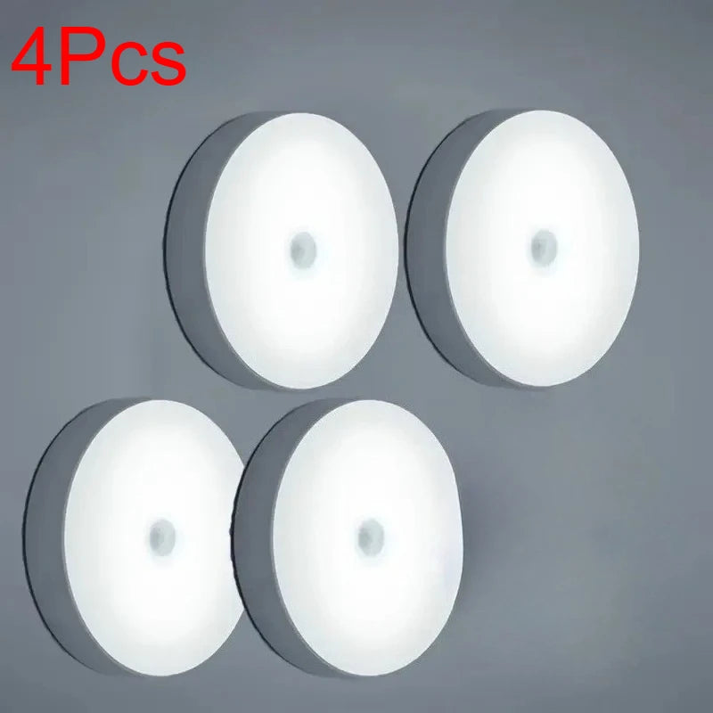 lampe led rechargeable détecteur mouvement led blanc moderne autocollante usb rechargeable