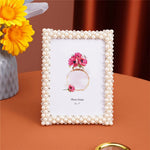 cadre photo blanc classique decoration maison anneaux fleurs 5x7 6x8