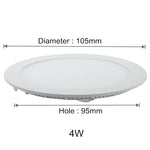 plafonnier led rond encastré moderne blanc aluminium dimmable transformateur intérieur maison