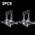 support tablette transparent moderne clips 7x12cm 8x15cm respectueux environnement utilisation multiple imperméable stockage salon