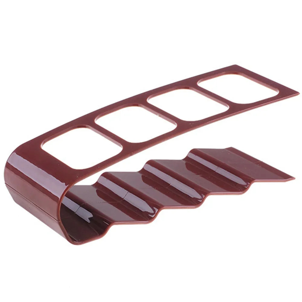 support télécommandes muraux trois couches moderne adhésif marron noir orange