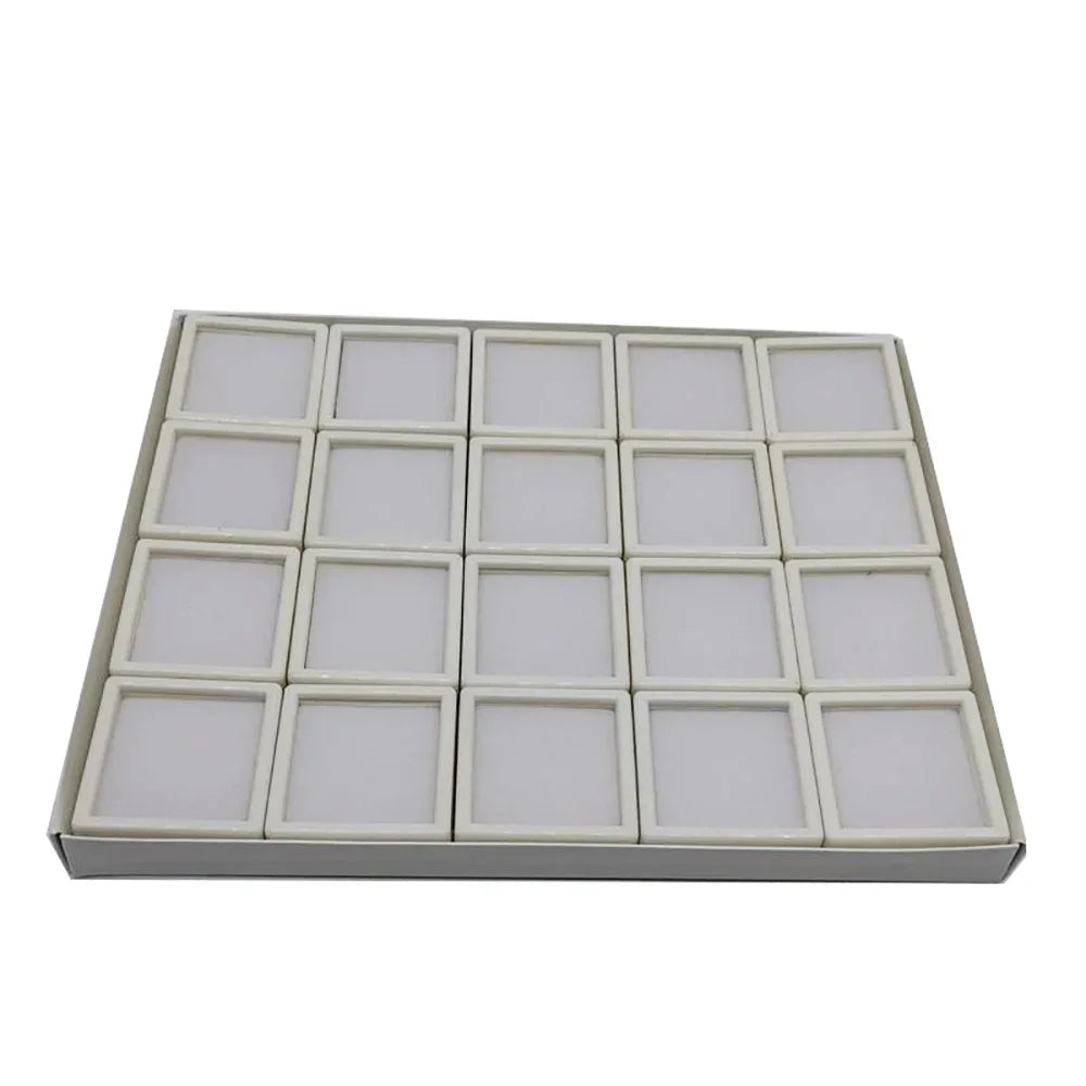 boîtes bijoux noir blanc compartiments carrés moderne storage box organizer showcasegems