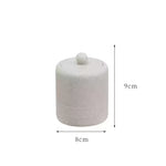 ensemble salle bain moderne beige clair plateau gobelet trousse coton flacon savon brosse dents
