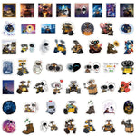 stickers disney multicolores dessins animés robots coeurs paysages spatiaux adhésifs collection enfants portable téléphone