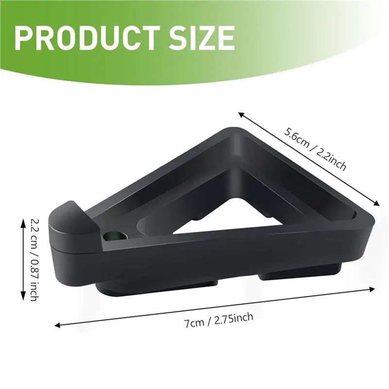 supports pots fleurs noirs minimalistes modernes adhésifs invisibles extérieurs hauteur ajustable jardinière élégante discrète