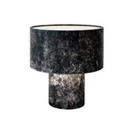 lampe sol moderne blanc abat jour texture grunge led minimaliste interrupteur bouton