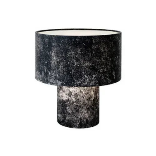 lampe sol moderne blanc abat jour texture grunge led minimaliste interrupteur bouton