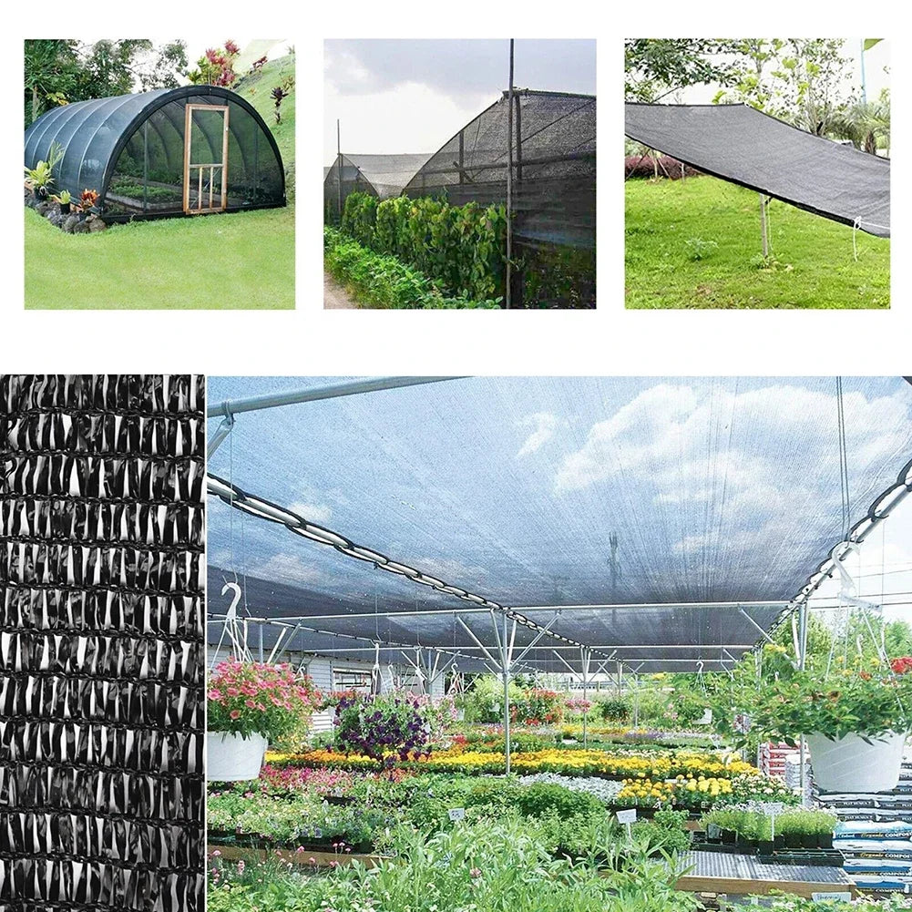 toile protection solaire noir maille fine clips jardin serre volailles 4x6m moderne uv