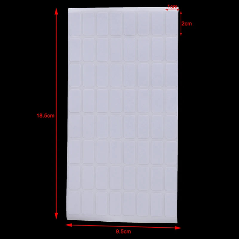 étiquettes adhésives blancs rectangulaires inscriptibles adhésifs précision papier manuscrits 10 feuilles 10x20mm