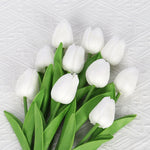tulipes artificielles orange jaune bleu rose blanc modernes extérieures 10 pièces