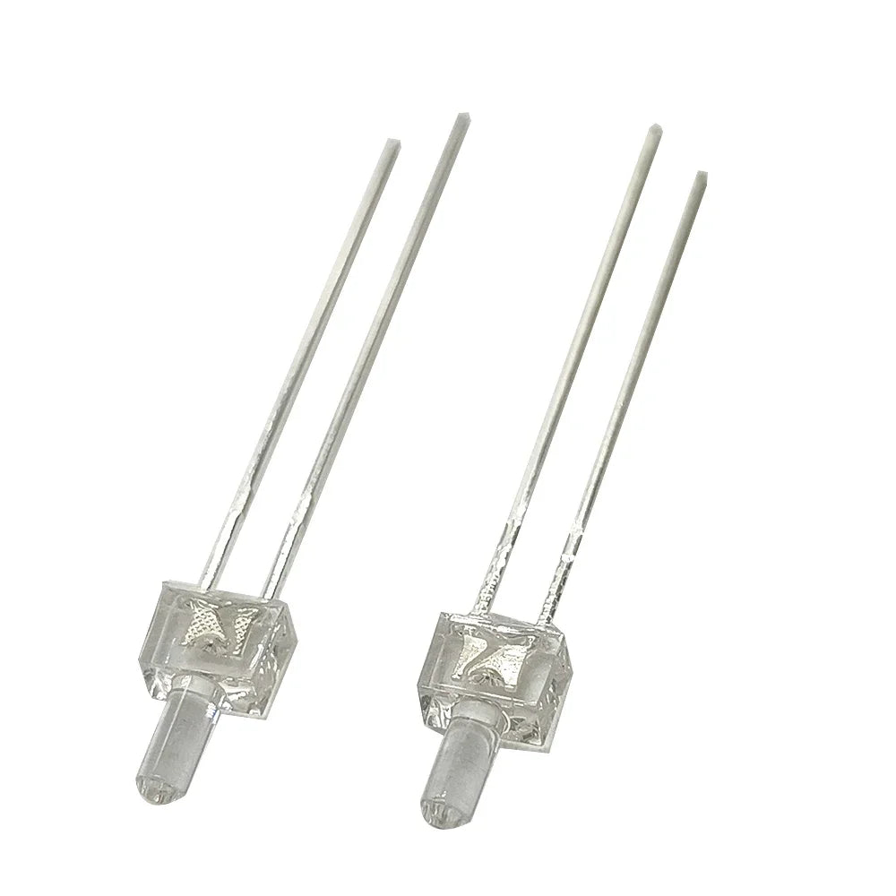 diodes led multicolore rouge vert bleu transparentes pack 100 pièces standard