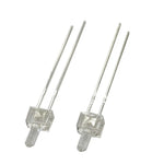 diodes led multicolore rouge vert bleu transparentes pack 100 pièces standard