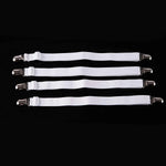 attaches drap noir blanc clips ressorts tissu lisse ajustables utilitaires chambre coucher fournis clips