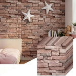 panneaux decoratifs murals adhésifs brique gris modernes résistants eau pieces decoratives