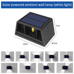 lampe murale solaire noire contemporaine ip65 led rechargeable adhésifextérieur réglable