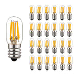 ampoules led filament doré transparentes e12 e14 2w 2200k classiques 360° 20000h salon refroidisseur