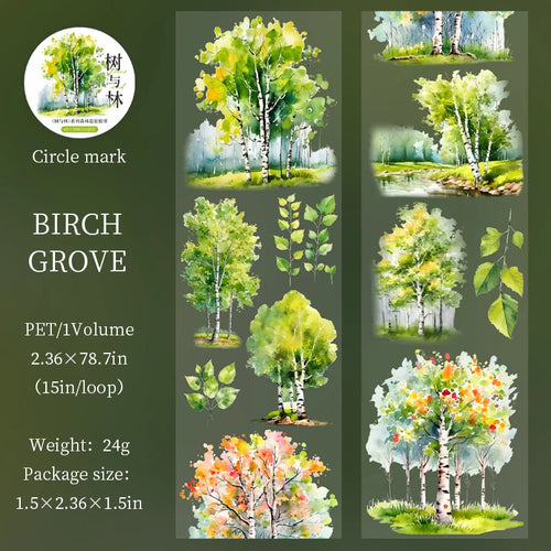 ruban decoratif transparent fleurs arbres paysages scrapbooking collage artisanat travaux manuels