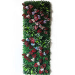 plante artificielle décorative fleurs rouges blanches jardin intérieur extérieur
