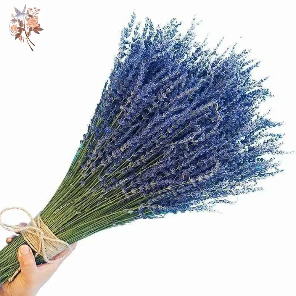 bouquet lavande séchée violette bleue verte décoration maison anniversaire mariage rustic naturel