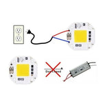chip led cob 20w 30w 50w blanc jaune full spectrum grow light phyto lampe