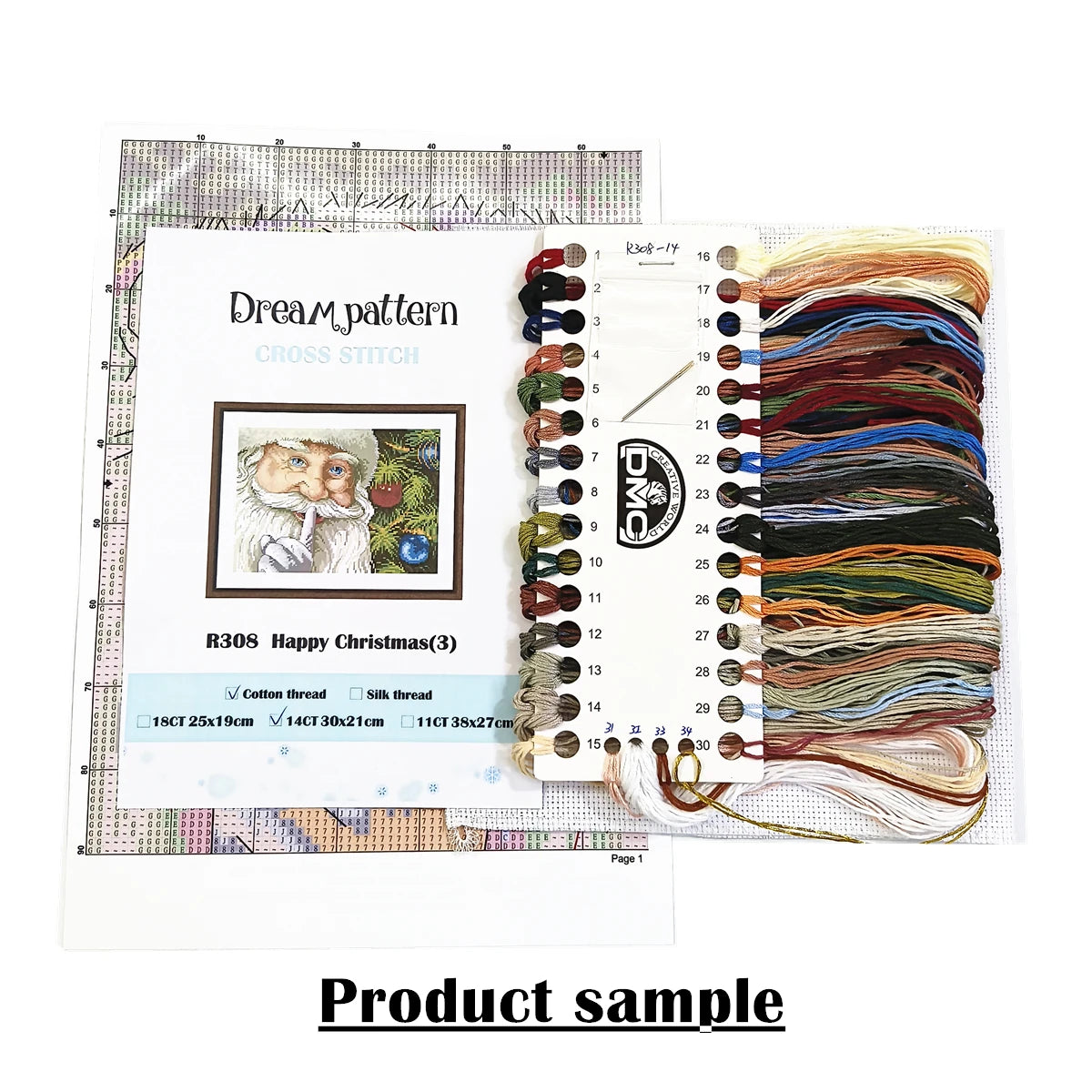 broderie paysage multicolore maison fleurs cygnes glycine toile coton fil aiguille instructions