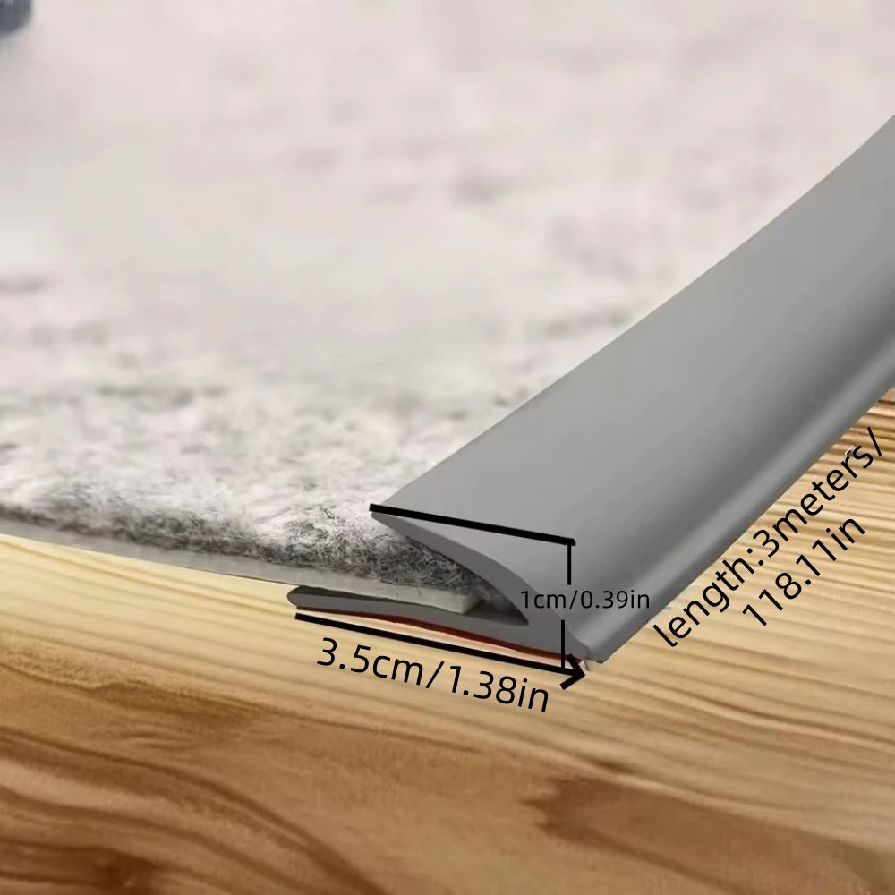 protections d'angle tapis adhésif gris blanc noir moderne minimaliste easy install 3mètres