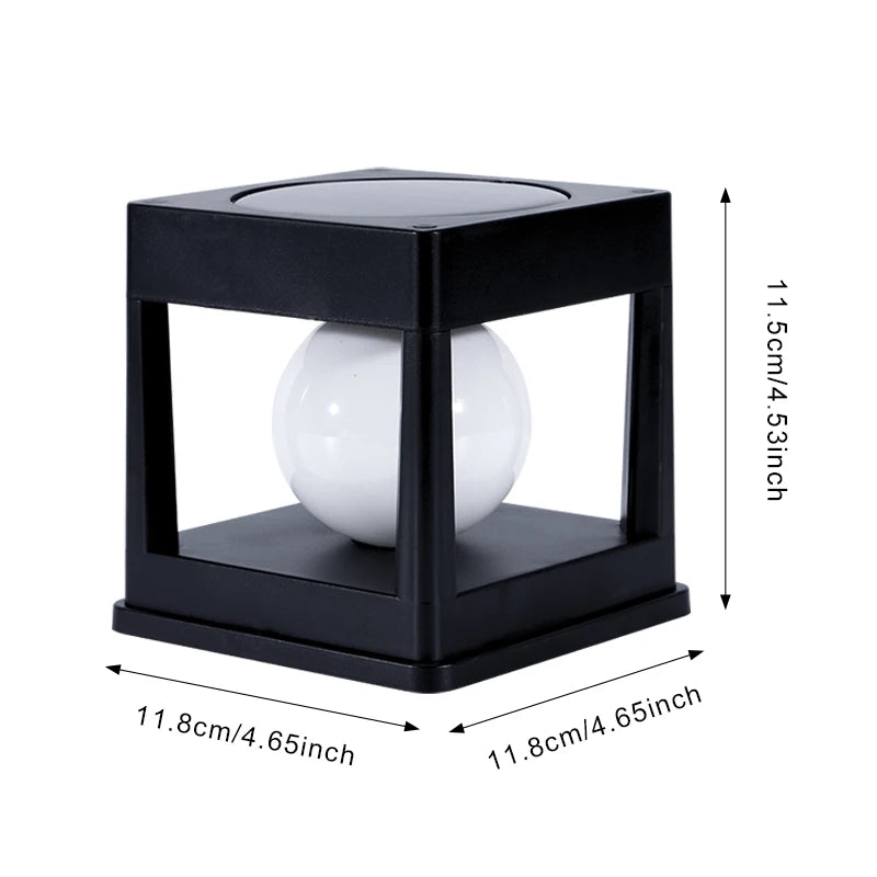 lumière solaire extérieure ip65 led moderne noire posable murale contemporaine minimaliste étanche recharge solaire
