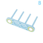 support bobines fil machine coudre bleu clair rondelles colorées pratique moderne