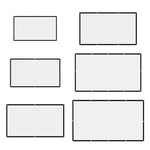 écran projection blanc noir pvc moderne 60 72 84 100 120 150 pouces