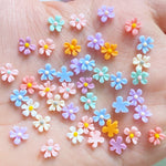 ornements résine fleurs colorées décoration bijoux accessoires coiffure enfantine simple 6mm