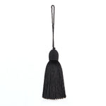 pompon décoratif moderne polyester 28cm blanc doré noir multicolore tissé opaques