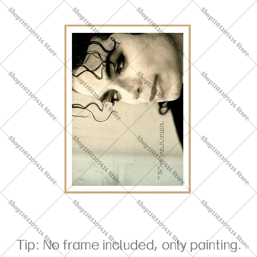 affiche murale MJ pop art photo noir blanc decoration maison 30x40cm erotique minimaliste