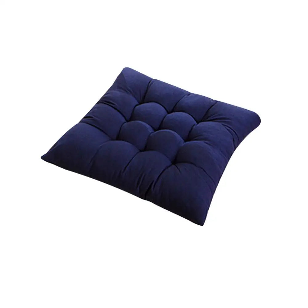 coussin siège carré antidérapant amovible lavable polyester coton quadrillé moderne fruit green
