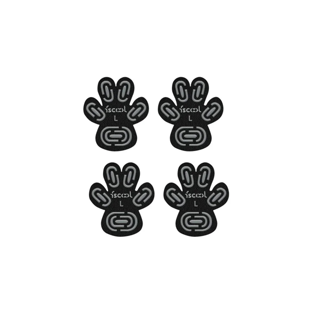protège pattes chiens adhésifs noirs motifs modernes taille xl 2xl
